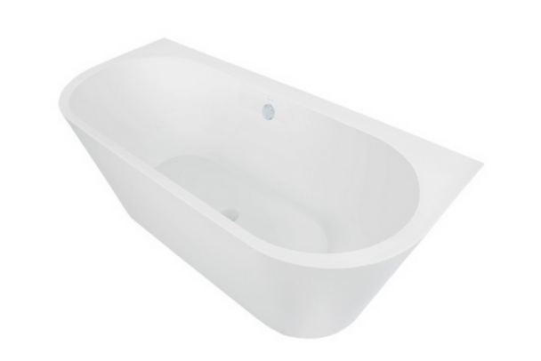 Kohler Evok Back-To-Wall Freestanding Bath