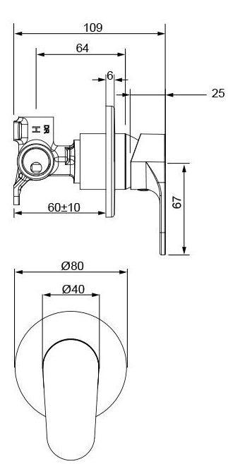 METHVEN Glide Shower Mixer