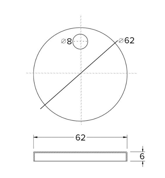 Elementi SEAT HINGE COVER SET