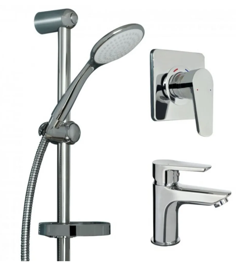 Aquatica Saluto All Pressures Basin Mixer/Shower Slide