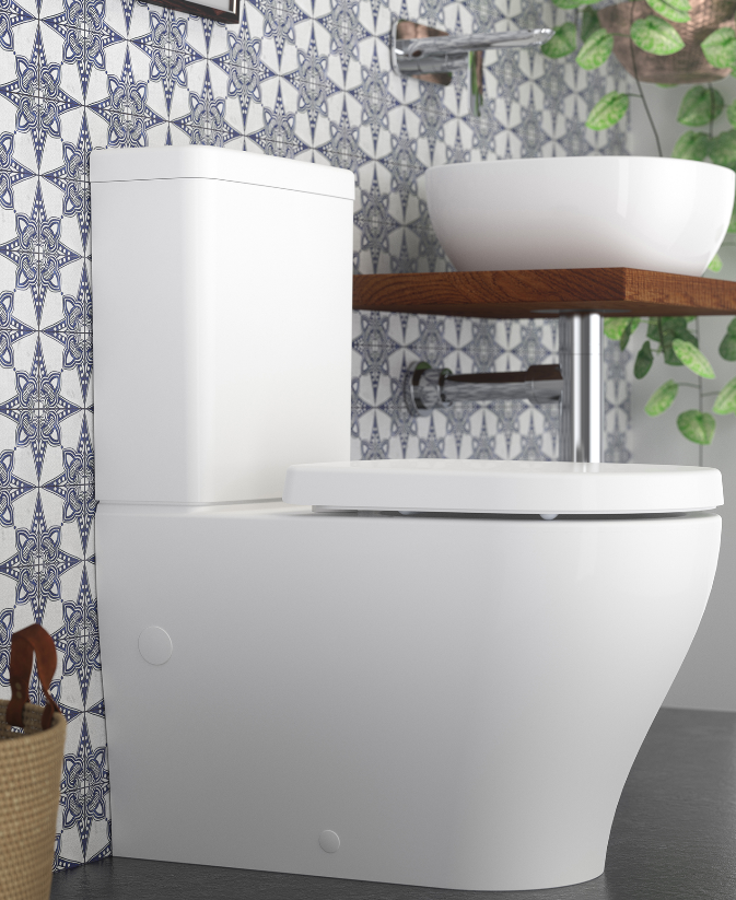 CAROMA Luna Wall Faced Toilet Suite