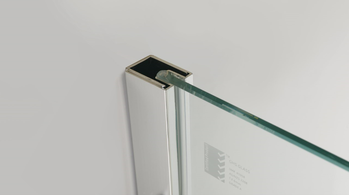 DN-7007 SHOWER GLASS DIAMOND SWING DOOR 1900MM HIGH