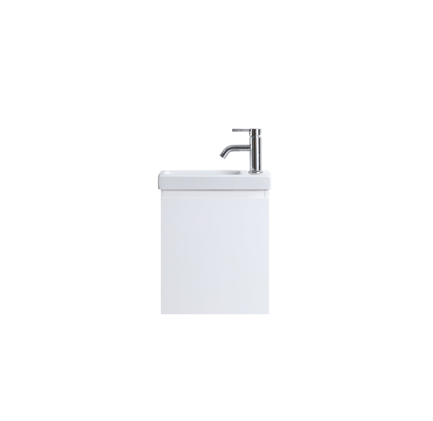 DNW Wall Hung Plywood VANITY Glossy White 400MM