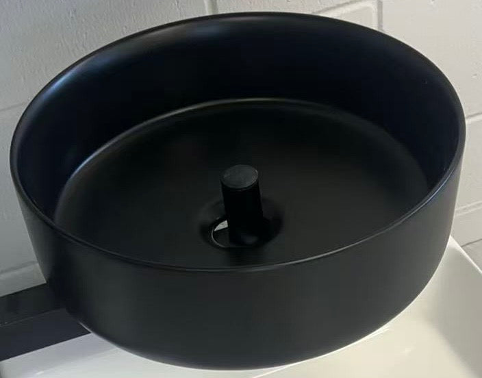 Arts Basin Counter Top Basin Black Color Finish DN9514B (WITHOUT OVERFLOW)