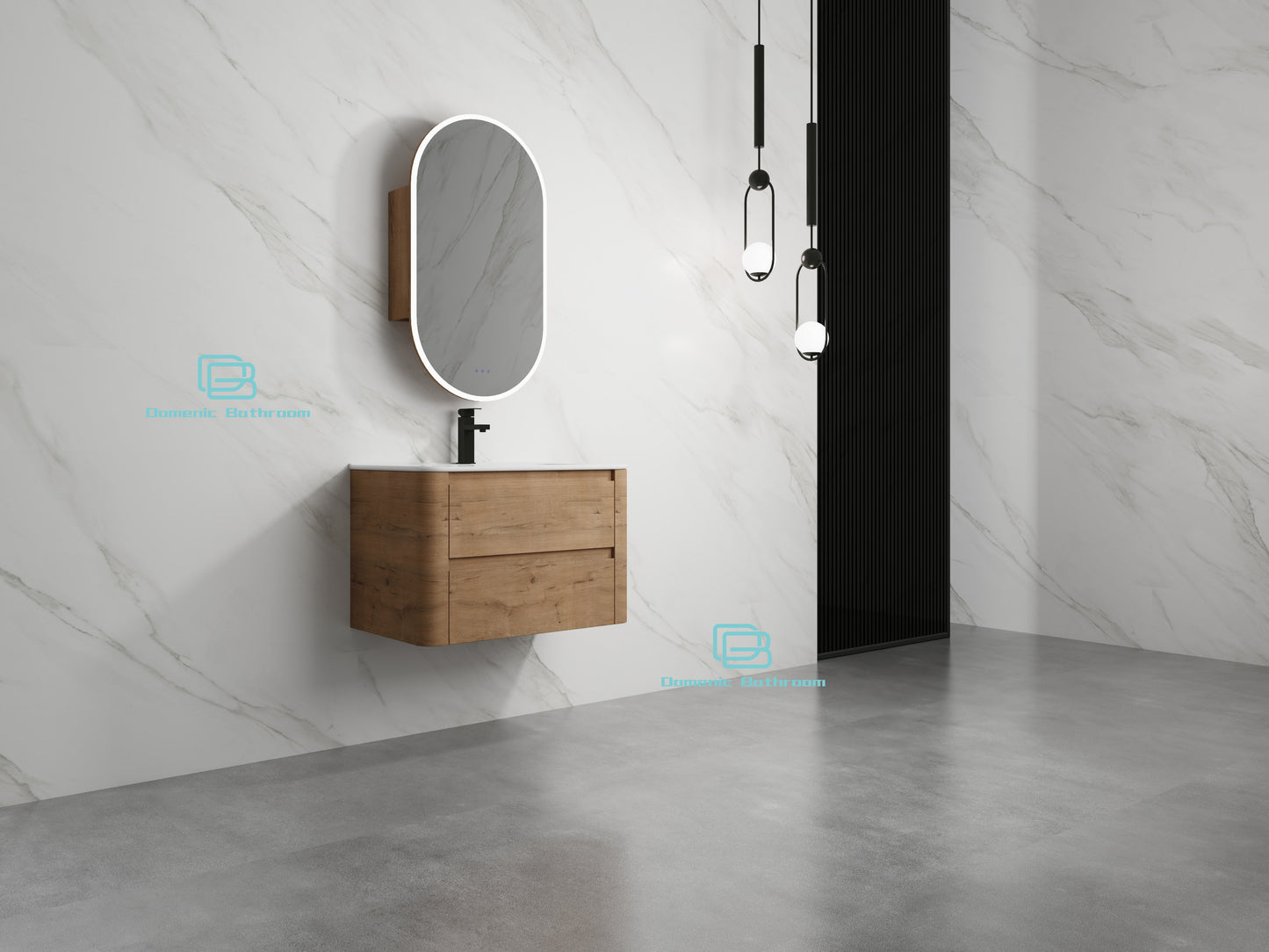 BROOKLYN Wall Hung Plywood VANITY 750MM