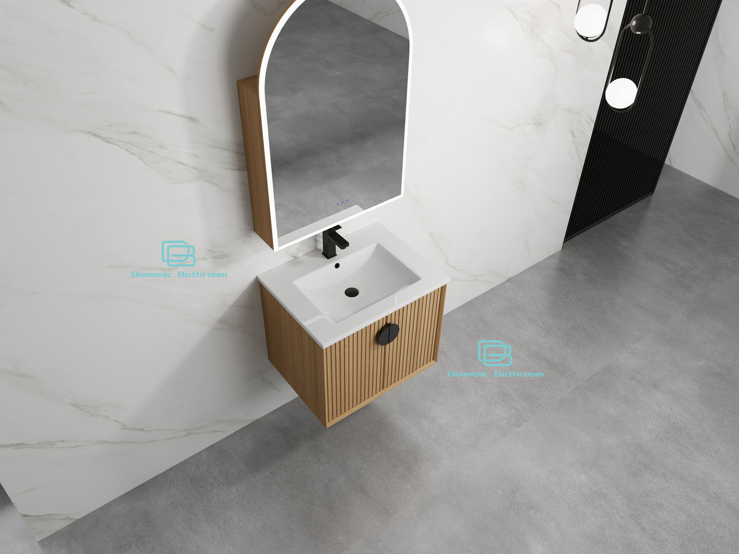 EVELYN WALL HUNG Plywood VANITY 600MM