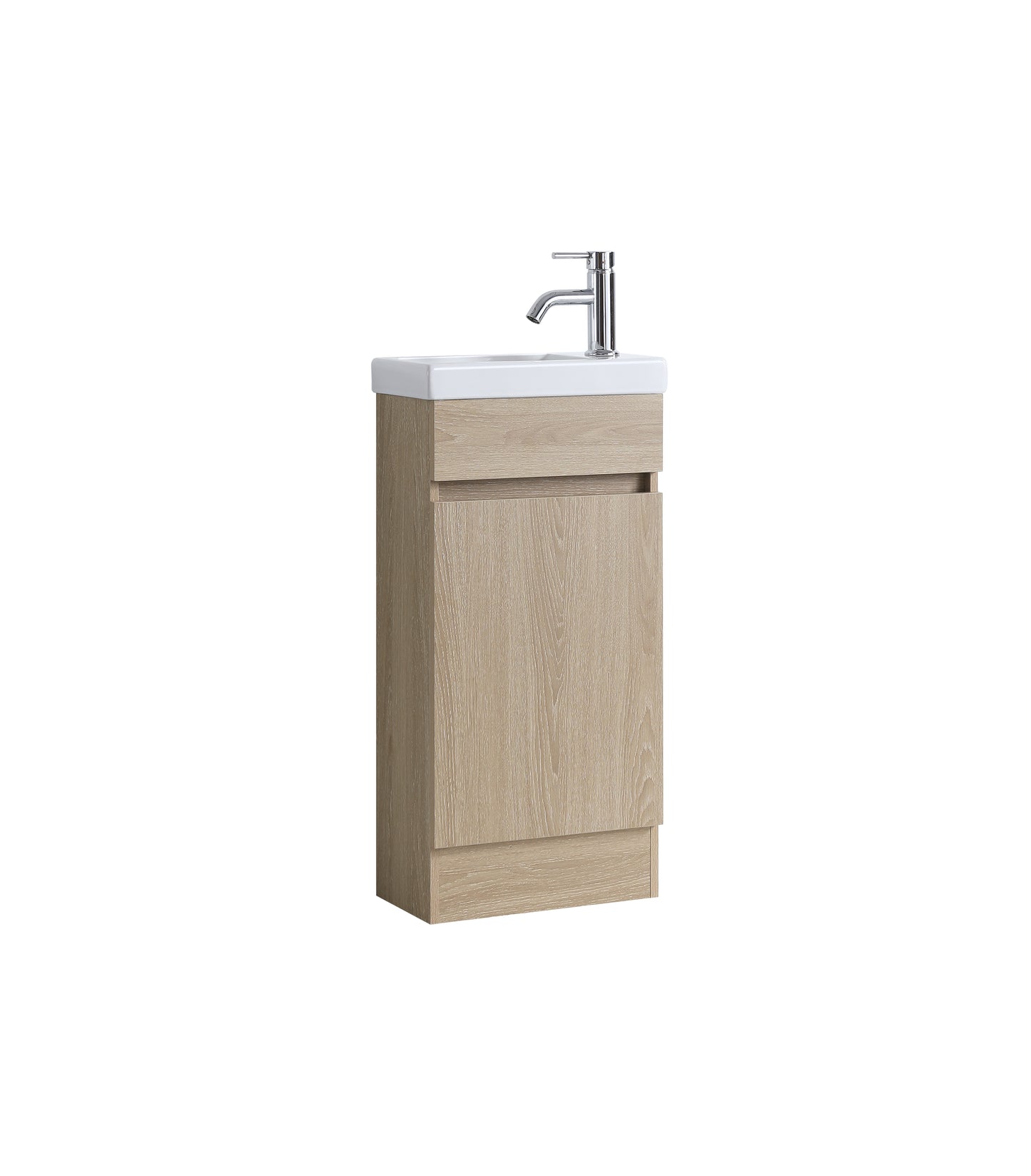 DNF Floorstanding Plywood VANITY Light Oak 400MM