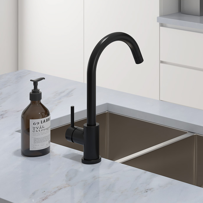 ELEMENTI UNO GOOSE NECK KITCHEN MIXER