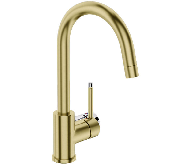 ELEMENTI UNO GOOSE NECK KITCHEN MIXER