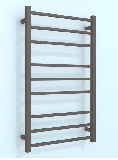 Heated Towel Rails 1000H*600W 9 Bars Square Chrome/Matte Black/Gun Metal/Brushed Nickel/Brushed Brass