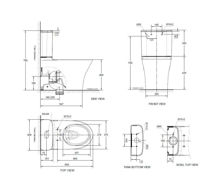 Matte black bathroom faucet with rounded spout