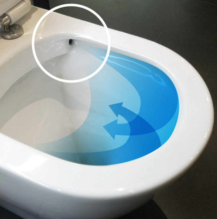 Parisi ELLISSE CC BTW TOILET SUITE C/W SOFT CLOSE SEAT