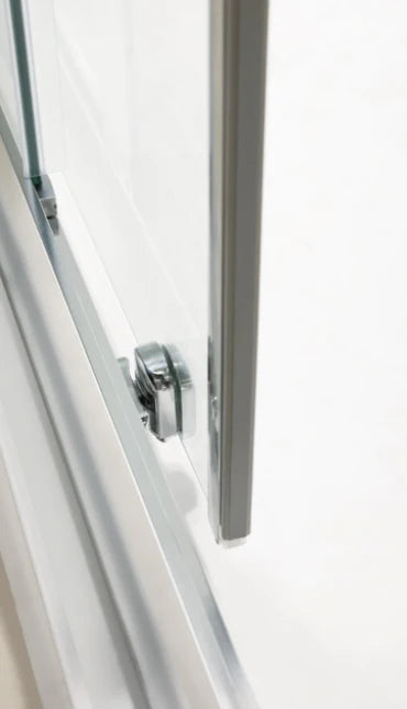 DN-8019 SHOWER GLASS SLIDING Door and Return 1900MM HIGH