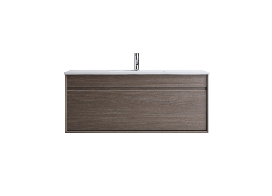 Hamilton Wall Hung Plywood Vanity Dark Oak 1200MM DOUBLE BASIN