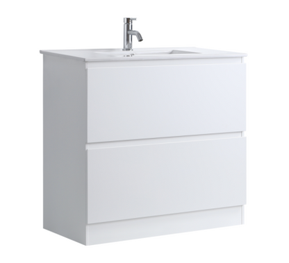 DNF 900 GLOSSY WHITE Floor Standing Plywood VANITY