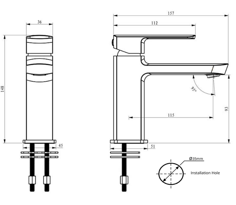 ELEMENTI ION BASIN MIXER