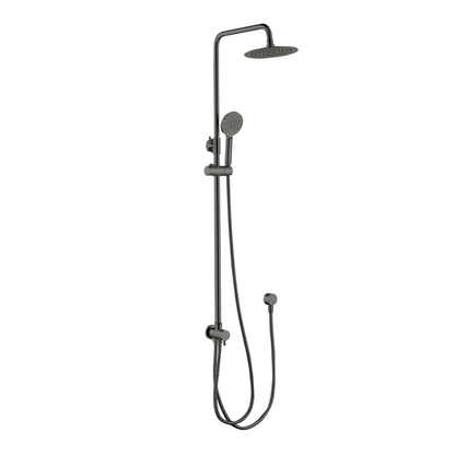 Domenic SH8651 Round Chrome/Matte Black/Brushed Nickel/Gun Metal/Brushed Brass Twin Rain Shower Without Mixer