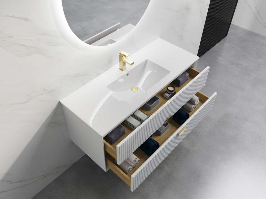 ELVA WALL HUNG Plywood VANITY 1200MM SINGLE BASIN