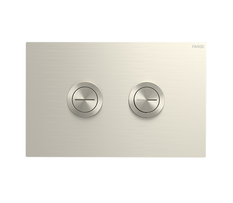 Parisi TWIN BUTTON PNEUMATIC PUSH PLATE - CHROME