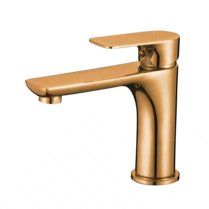 Domenic BM8109 Round Basin Mixer - Chrome/Matte Black/Brushed Nickel/Gun Metal/Brushed Brass