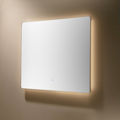 BIANCA 600/750/900/1200/1500mm RECTANGLE LED Mirror with Demister Backlit Touch Switch 3 Colours Lighting Frameless