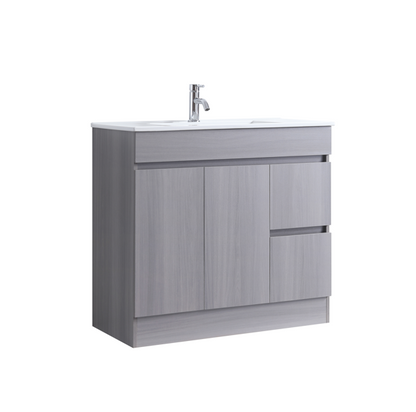 DNF Floorstanding Plywood VANITY Light Grey 900MM