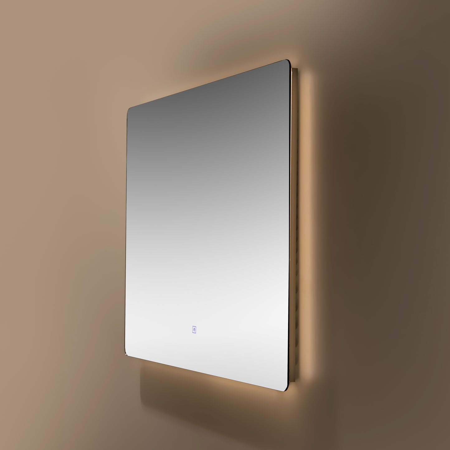 BIANCA 600/750/900/1200/1500mm RECTANGLE LED Mirror with Demister Backlit Touch Switch 3 Colours Lighting Frameless