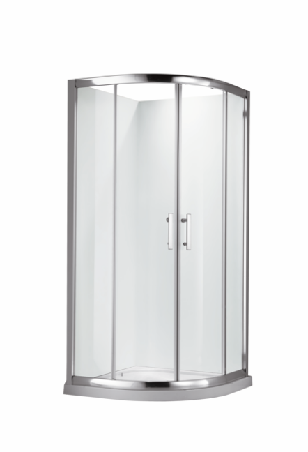 SHOWER BOX CURVED DOUBLE SLIDING DOOR 1900 High