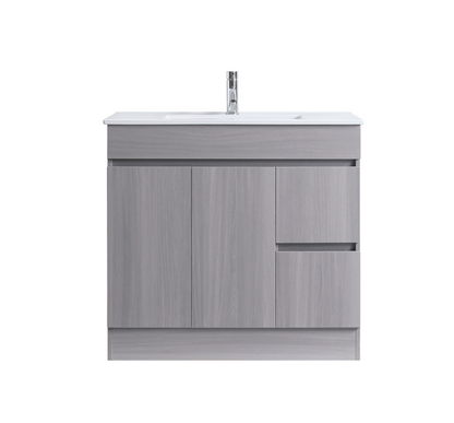 DNF Floorstanding Plywood VANITY Light Grey 900MM