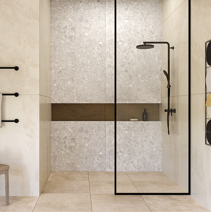 Elementi SPLASH PLUS 3FCT COLUMN SHOWER WITH INTEGRATED SHOWER MIXER