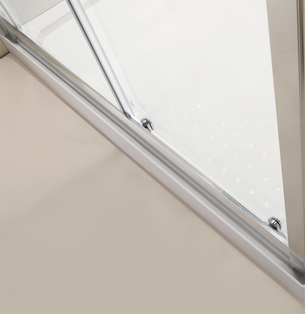 DN-8019 SHOWER GLASS SLIDING DOOR 1900MM HIGH