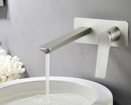 Cancel Order! Brushed Nickel Bathtub Spout Basin Wall Mixer With Spout Water Spout