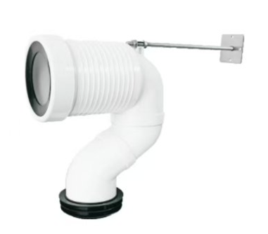 Big S-Trap/P-Trap Pan Connector for Toilet Suite