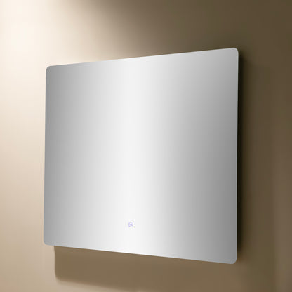 BIANCA 600/750/900/1200/1500mm RECTANGLE LED Mirror with Demister Backlit Touch Switch 3 Colours Lighting Frameless