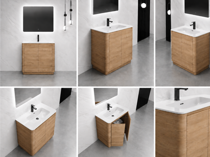 BROOK Floorstanding Plywood VANITY 750MM