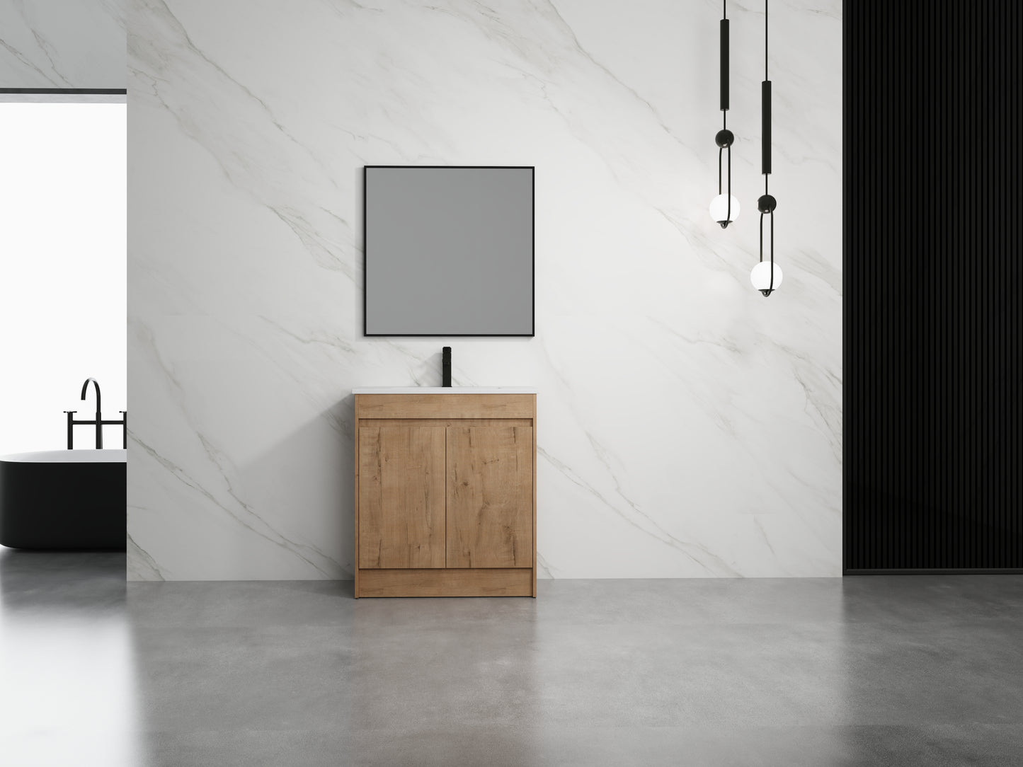 BROOK Floorstanding Plywood VANITY 750MM SLIM