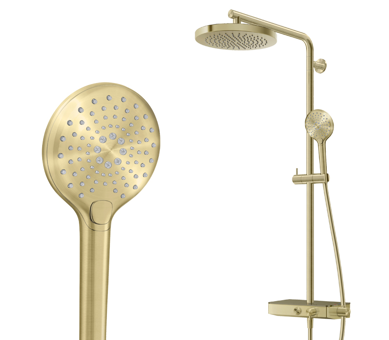 Elementi SPLASH PLUS 3FCT COLUMN SHOWER WITH INTEGRATED THERMOSTATIC SHOWER MIXER & SHELF