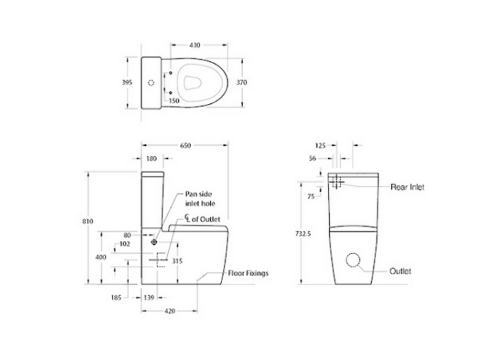 KOHLER Grande Back to Wall Toilet Suite