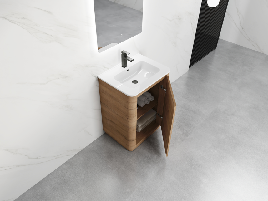 BROOK Floorstanding Plywood VANITY 600MM