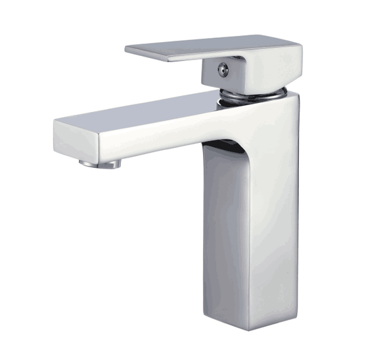 Domenic BM8155 Square Chrome/Matte Black/Brushed Nickel/Gun Metal Tall Basin Mixer