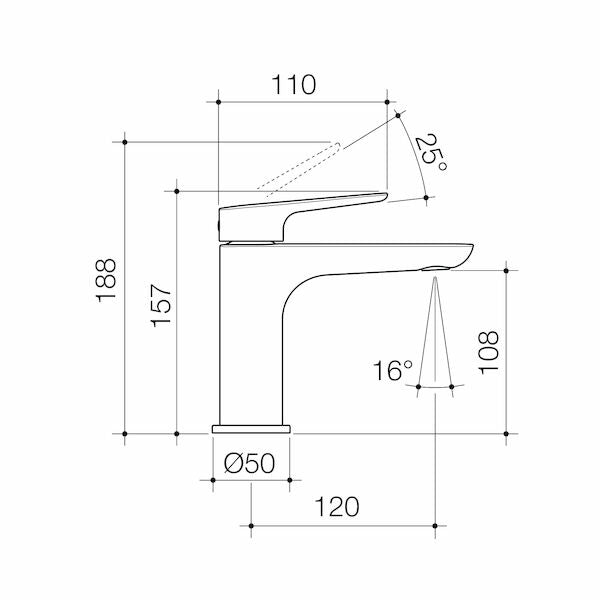 Caroma Contura® II Basin Mixer