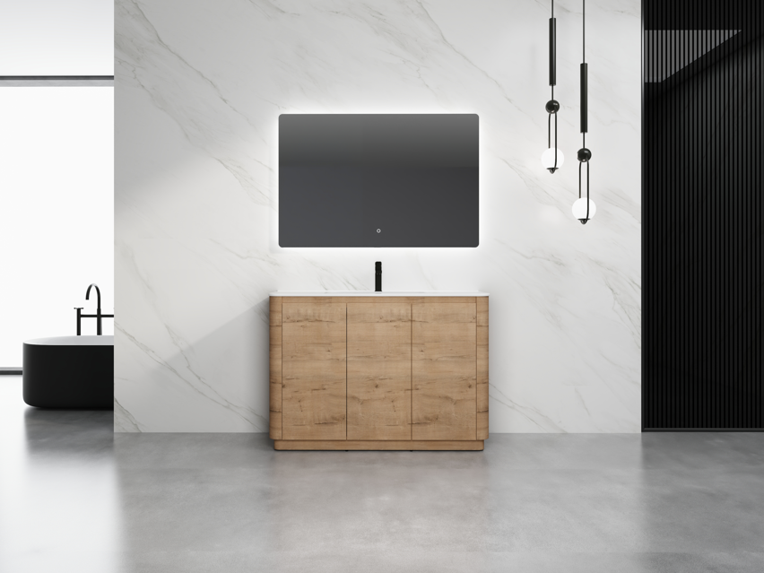 BROOK Floorstanding Plywood VANITY 1200MM SINGLE BASIN