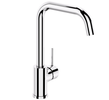 ELEMENTI UNO SQUARE KITCHEN MIXER - CHROME