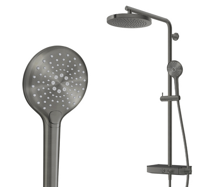 Elementi SPLASH PLUS 3FCT COLUMN SHOWER WITH INTEGRATED THERMOSTATIC SHOWER MIXER & SHELF