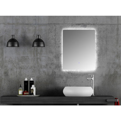 BIANCA 600/750/900/1200/1500mm RECTANGLE LED Mirror with Demister Backlit Touch Switch 3 Colours Lighting Frameless