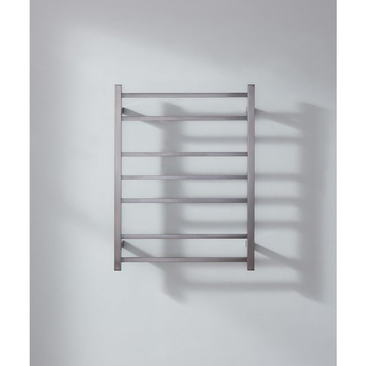 KARTNERS Heated Towel Rail 500*640mm GUNMETAL Square