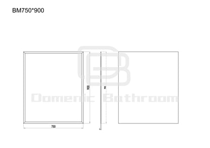 Bevel Edge Mirror 400mm/600mm/750mm/900mm/1200mm