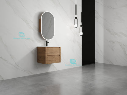 BROOKLYN Wall Hung Plywood VANITY 600MM