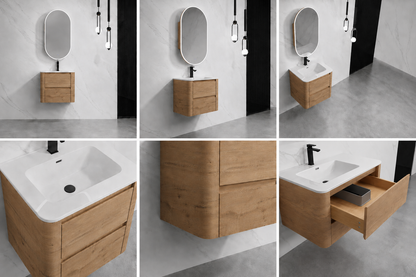 BROOKLYN Wall Hung Plywood VANITY 600MM