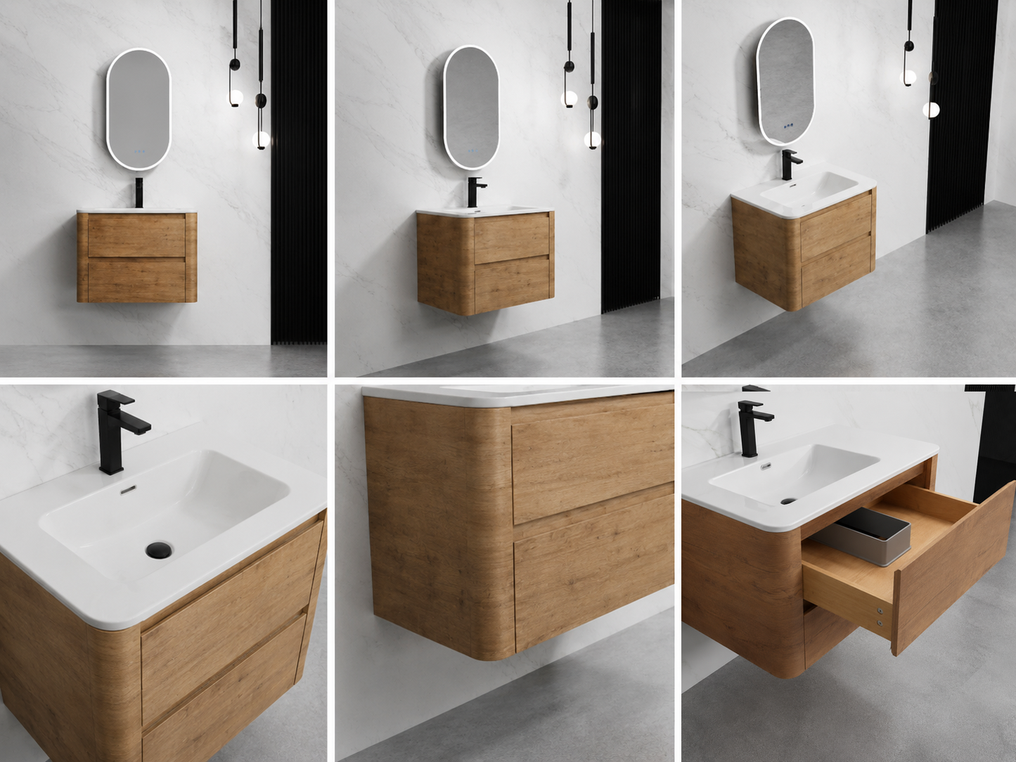 BROOKLYN Wall Hung Plywood VANITY 750MM